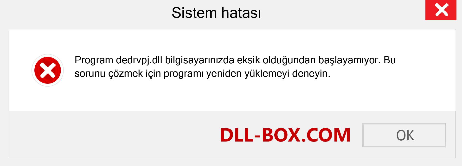 dedrvpj.dll dosyası eksik mi? Windows 7, 8, 10 için İndirin - Windows'ta dedrvpj dll Eksik Hatasını Düzeltin, fotoğraflar, resimler